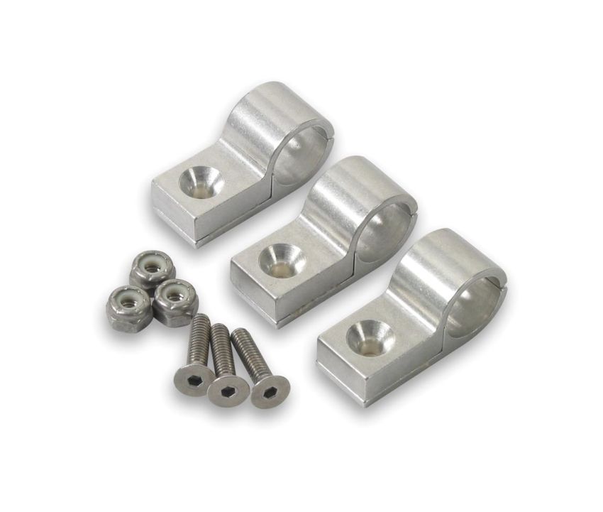 EARLS EAR170205ERL 5/16in Polished Alum Line Clamps (6pk)