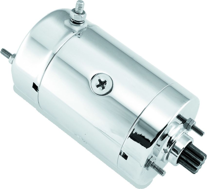 TwinPower 215509 Twin Power 82-88 FLH FLT 74-86 FXE 74-E76 XLH Chrome Hitachi Starter Replaces H-D 31570-73