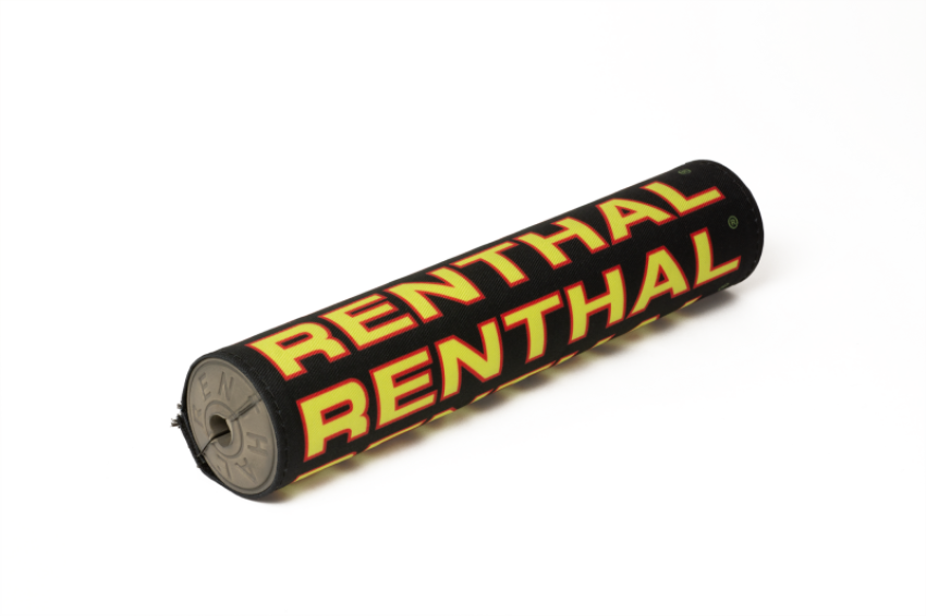 Renthal P355 Vintage SX Pad - Black/ Red/ Yellow
