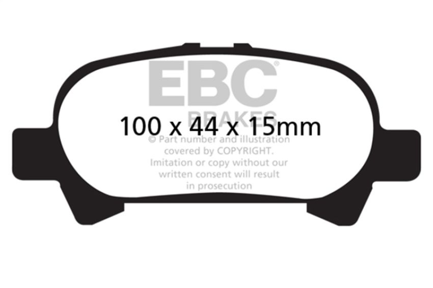 EBC Brakes UD828 Ultimax OEM Replacement Brake Pads