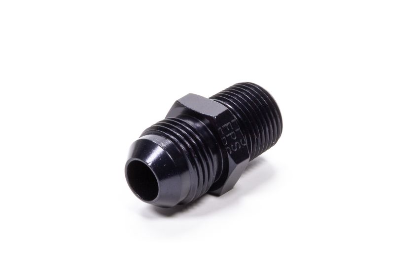 FRAGOLA FRG481607-BL Straight Adapter Fitting #8 x 1/4 MPT Black