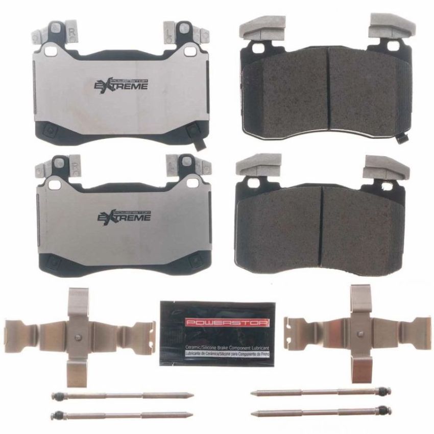 PowerStop Z26-6012 PowerStop - Z26 Performance Carbon-Fiber Ceramic Brake Pads with Hardware Kit