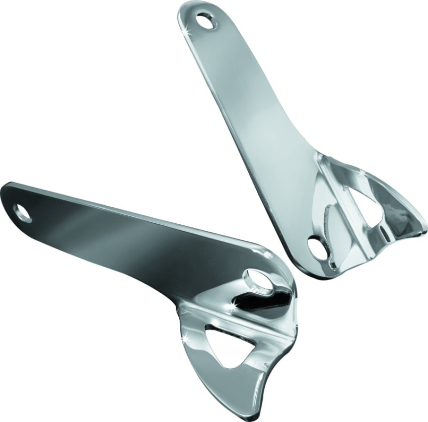 Kuryakyn 924 Teardrop Tie Down Brackets 00-13 Touring Models Chrome