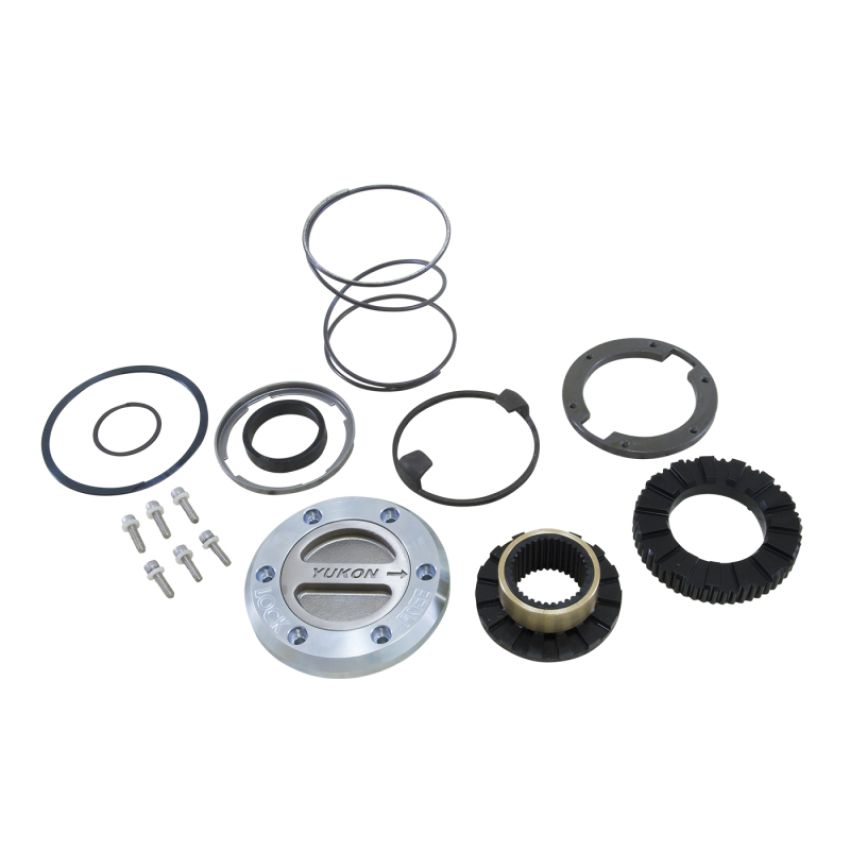 Yukon Gear & Axle YHC71009 Yukon Hardcore Locking Hub Set for 00-08 Dodge 1-Ton Front w/Spin Free Kit 1 Side Only
