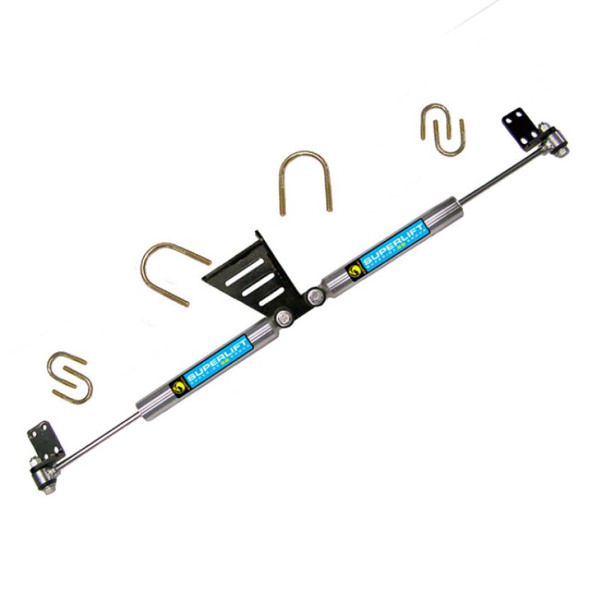 Superlift 92105 07-18 Jeep Wrangler JK High Clearance Dual Steering Stabil. Kit- SR SS by Bilstein (Gas)