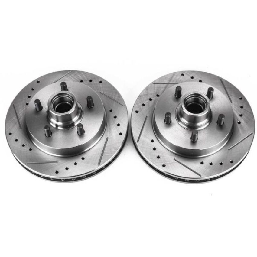 PowerStop AR8265XPR PowerStop Evolution Performance Drilled, Slotted & Plated Brake Rotor Pair