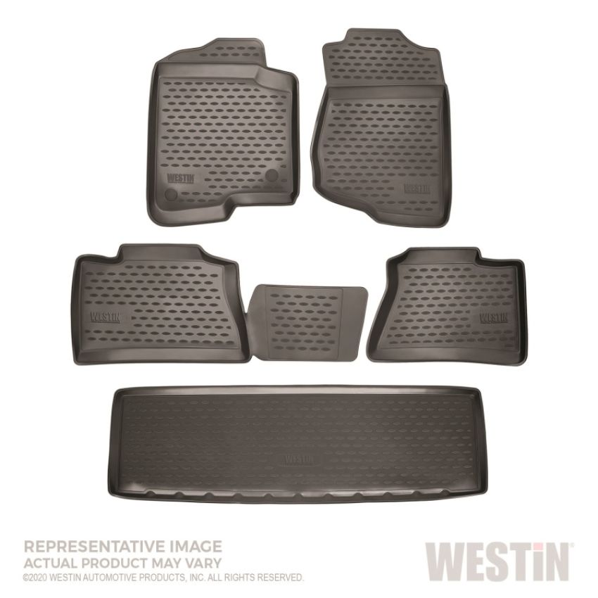 Westin 74-15-51031 18-20 Honda Odyssey Profile Liners Front 2nd and 3rd Row Set - Black