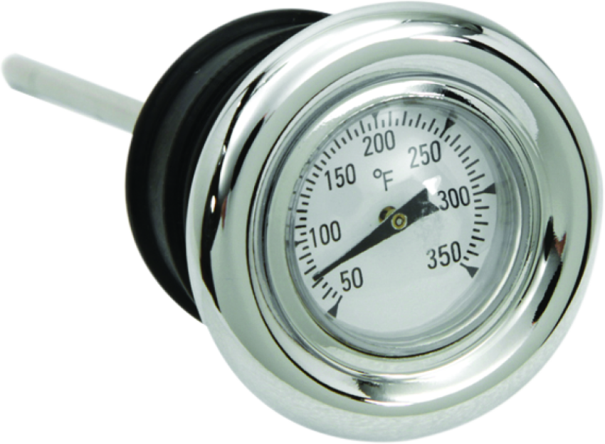 Bikers Choice 492884 70-86 FL FX 70-78 XLCH Chrome Oil Dipstick With Temp Gauge Replaces H-D 62635-79T