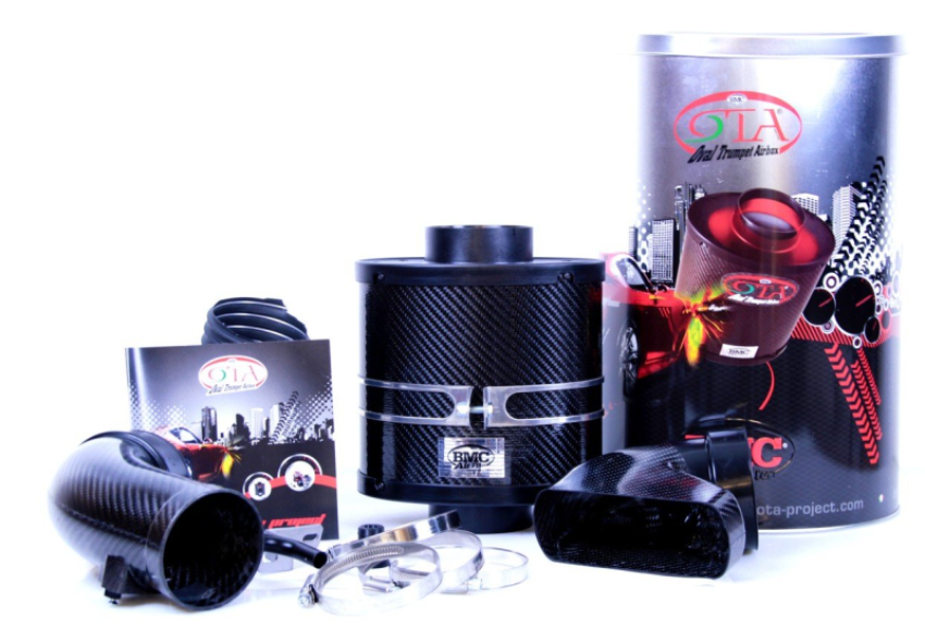 BMC ACOTASP-15WP 07+ Land Rover Defender 2.4L TD4 Oval Trumpet Airbox Kit (Waterproof)