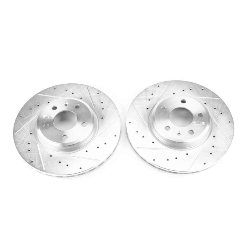 PowerStop EBR1652XPR PowerStop Evolution Performance Drilled, Slotted & Plated Brake Rotor Pair