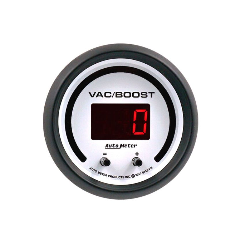 AutoMeter 6758-PH GAUGE, VAC/BOOST, 2 1/16