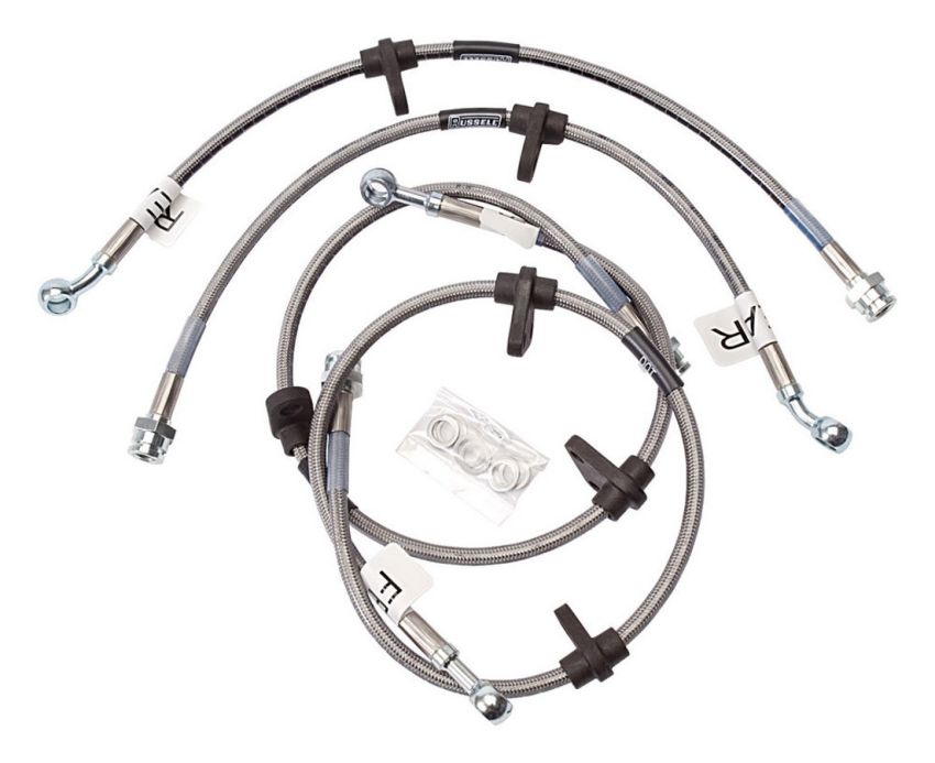 RUSSELL RUS684600 SS Brake Line Kit 92-95 Honda Civic