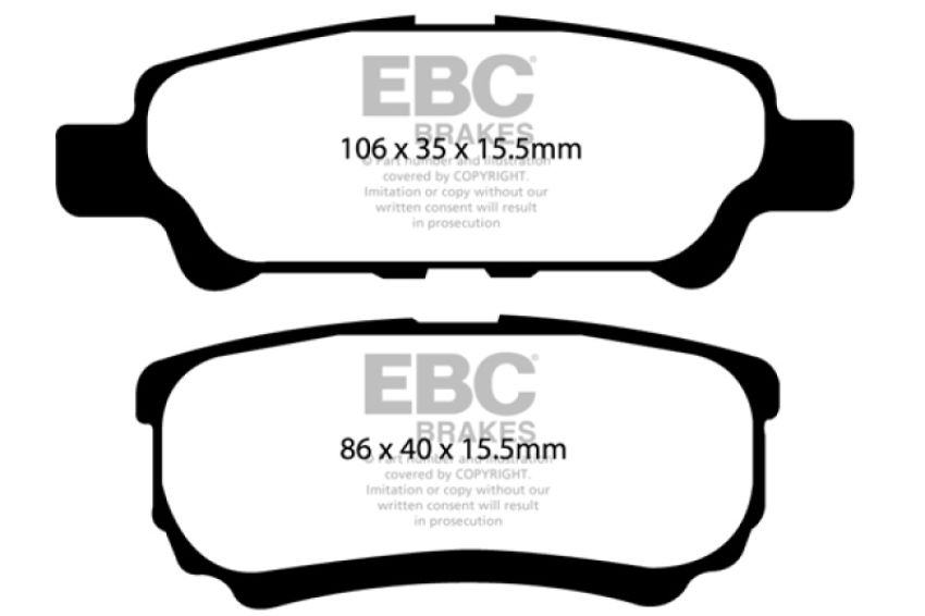EBC Brakes ED91563 Truck/SUV Extra Duty Brake Pads