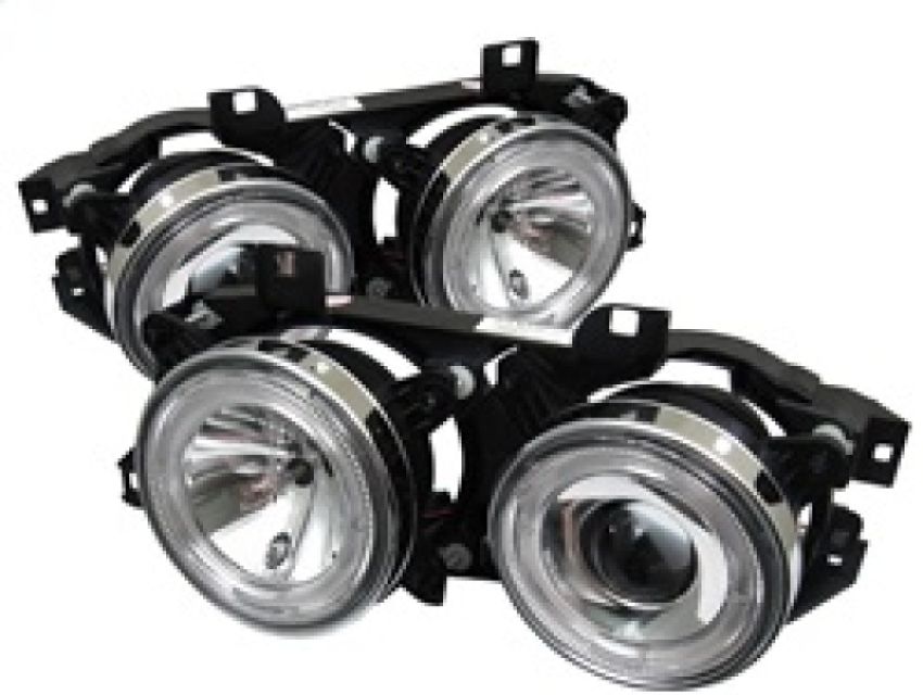 SPYDER 5008732 Projector Headlights - LED Halo - Chrome