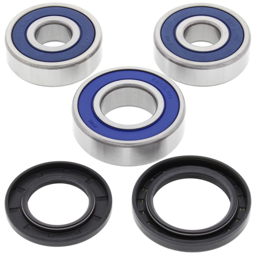 All Balls Racing 25-1280 77-79 Kawasaki KE250 Wheel Bearing Kit Rear