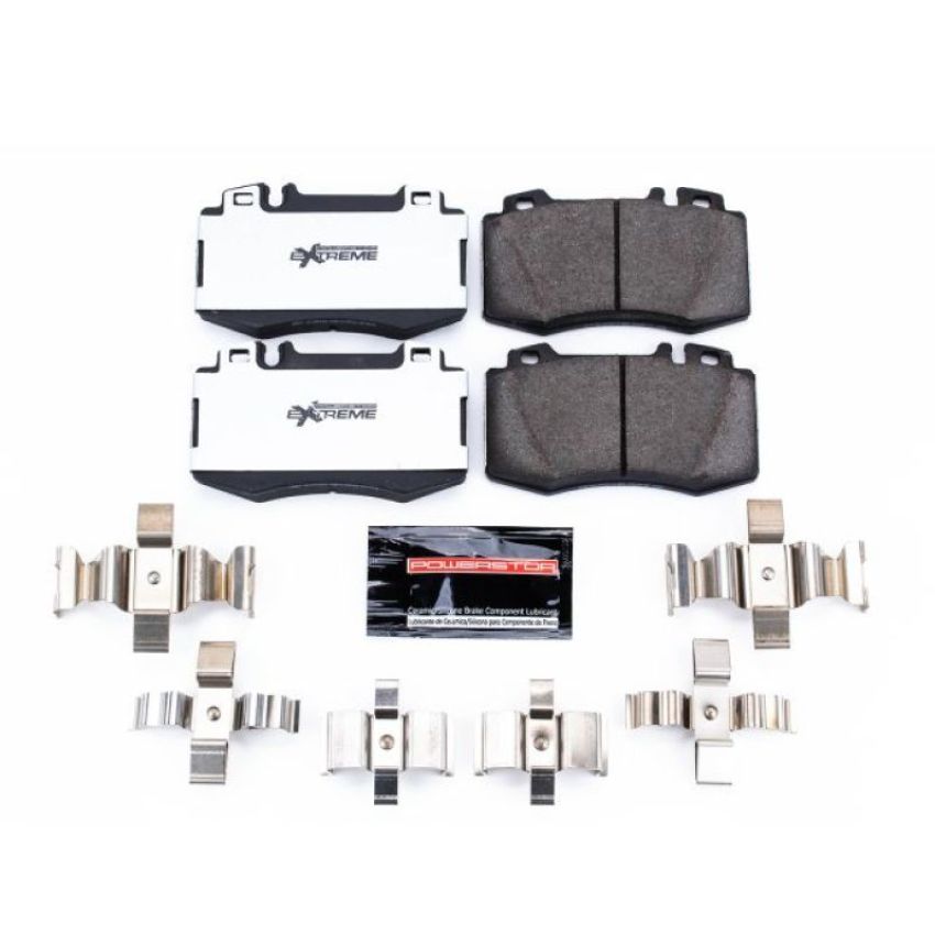 PowerStop Z26-847 PowerStop - Z26 Performance Carbon-Fiber Ceramic Brake Pads with Hardware Kit