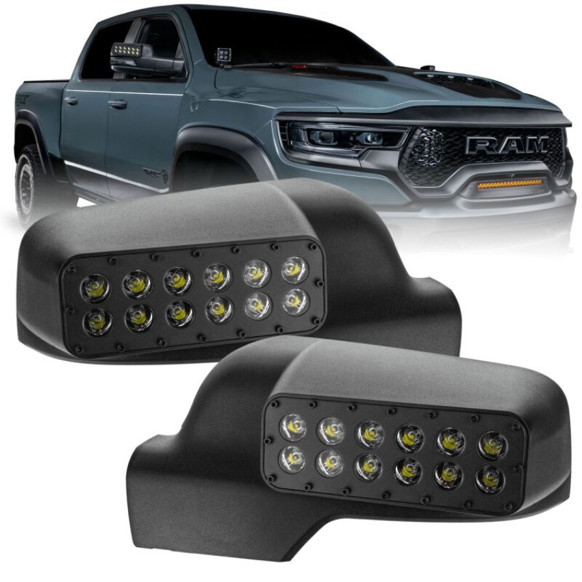 Oracle Lighting 5914-001 2019-2023 RAM 1500 DT LED Off-Road Side Mirror Ditch Lights