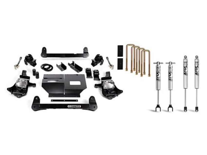 Cognito 110-P0778 11-19 Chevy/GMC Silv/Sierra 2500/3500 HD 2WD/4WD 4in Std Lift Kit w/ Fox PSMT 2.0 Shocks
