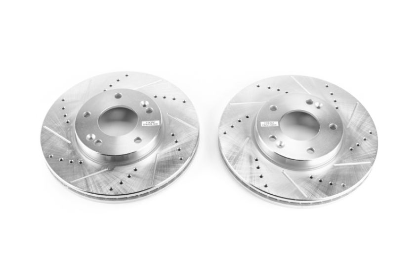 PowerStop JBR1379XPR PowerStop Evolution Performance Drilled, Slotted & Plated Brake Rotor Pair