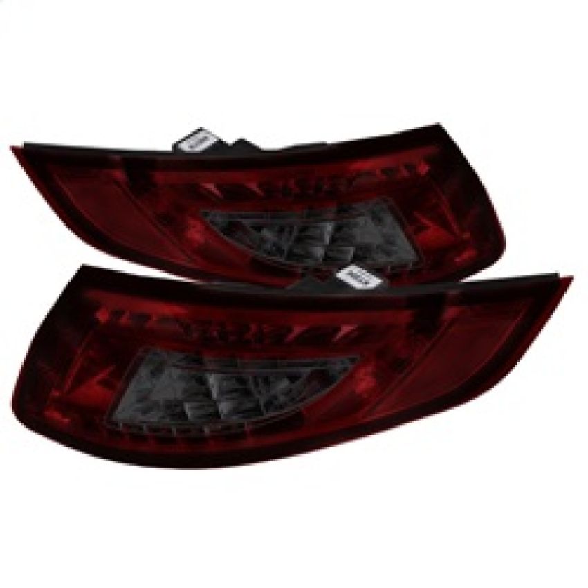SPYDER 5037992 LED Tail Lights - Red Smoke