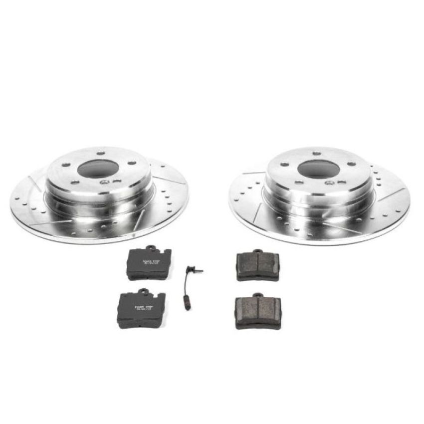 PowerStop K620 Z23 Daily Driver Carbon-Fiber Ceramic Brake Pad and Drilled & Slotted Rotor Kit
