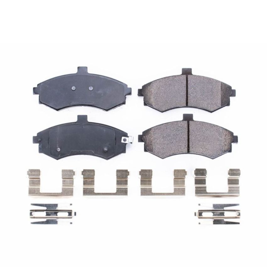 PowerStop 17-941 PowerStop - Z17 Low-Dust Ceramic Brake Pads with Hardware
