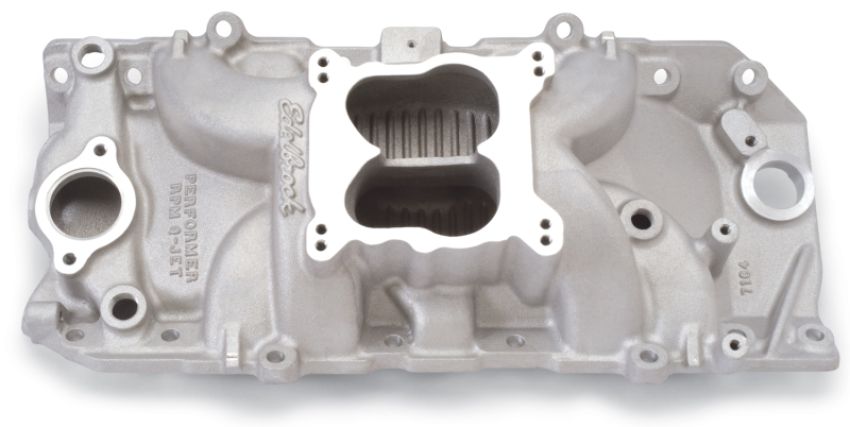 EDELBROCK EDE7164 BBC Performer RPM 2-O Q-Jet Manifold - 396-502