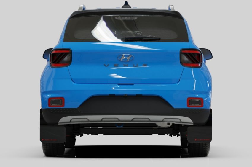 Rally Armor MF65-UR-BLK/GRY Black Mud Flap/GreyLogo
