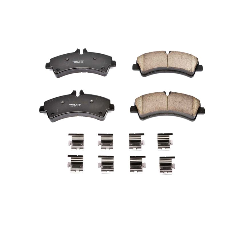 PowerStop 17-1318 PowerStop - Z17 Low-Dust Ceramic Brake Pads with Hardware