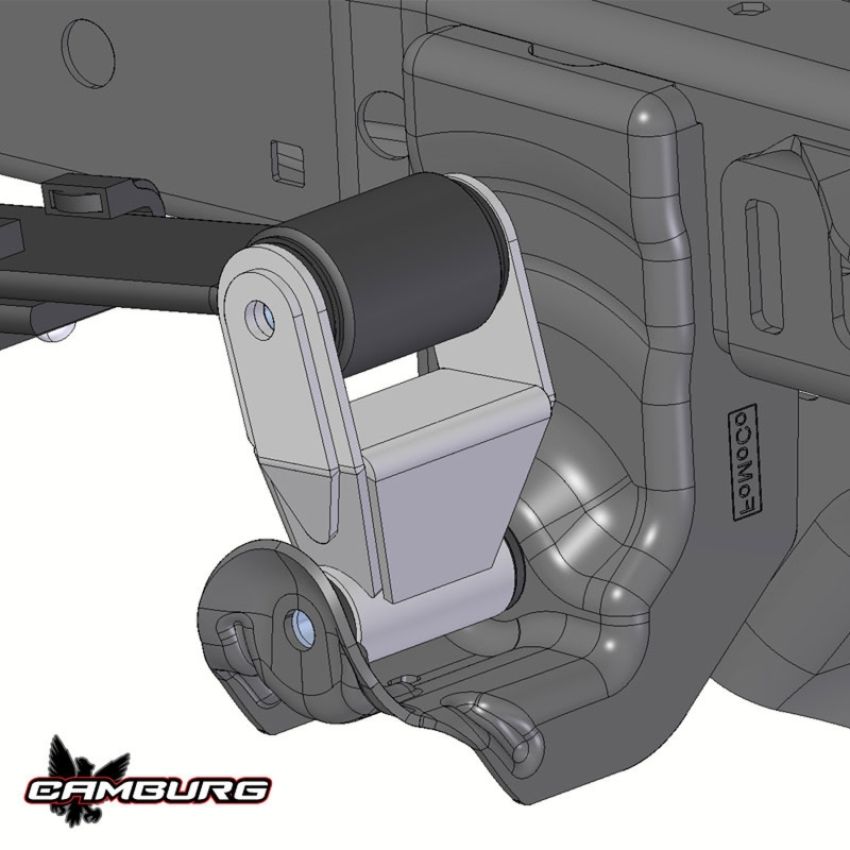Camburg CAM-120003 83-12 Ford Ranger / 82-03 F-150 2wd / 99-18 Silverado 1500 MIG Shackles (1.5in. extended)