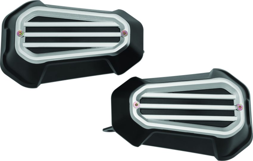 Kuryakyn 6708 Dillinger Handguards Silver