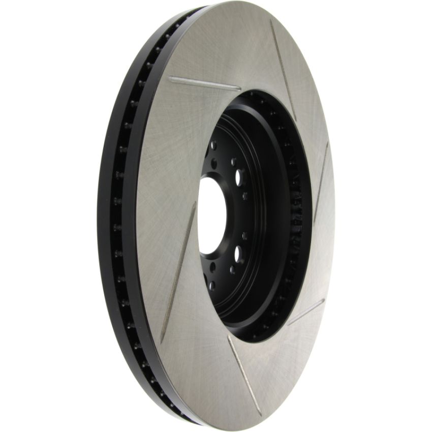 Stoptech 126.44107SR Power Slot 95-00 Lexus LS400/LS430/LS460/LS600h L Slotted Right Front Rotor
