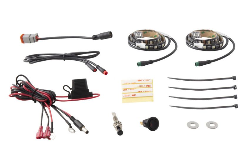 Diode Dynamics DD0440 RGBW Engine Bay Strip Kit 2pc Multicolor