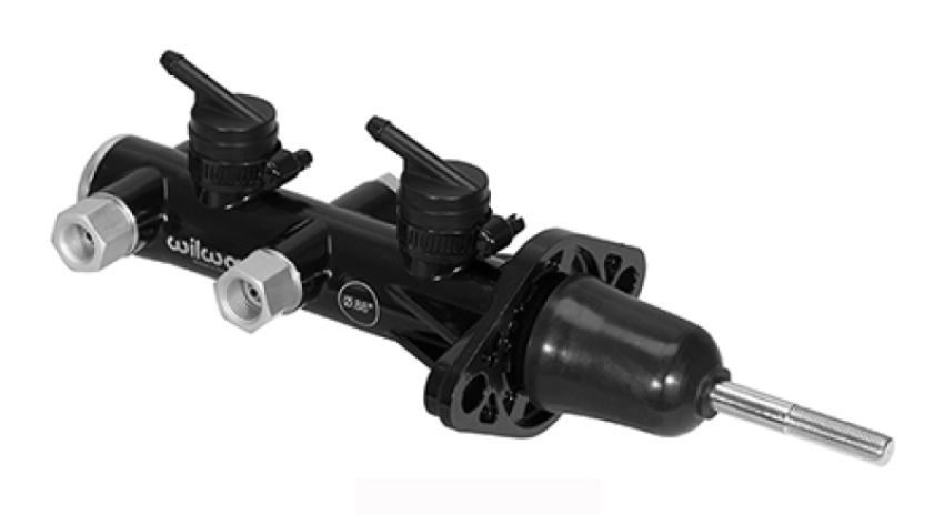 Wilwood 260-14388-BK Tandem Remote 1in Diameter Master Cylinder - Black