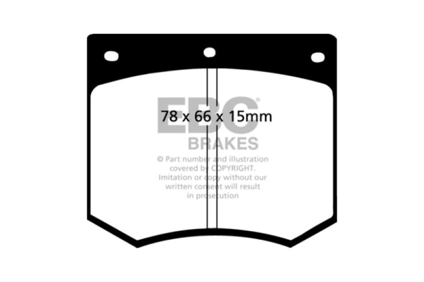 EBC Brakes DP3291C Redstuff Ceramic Low Dust Brake Pads