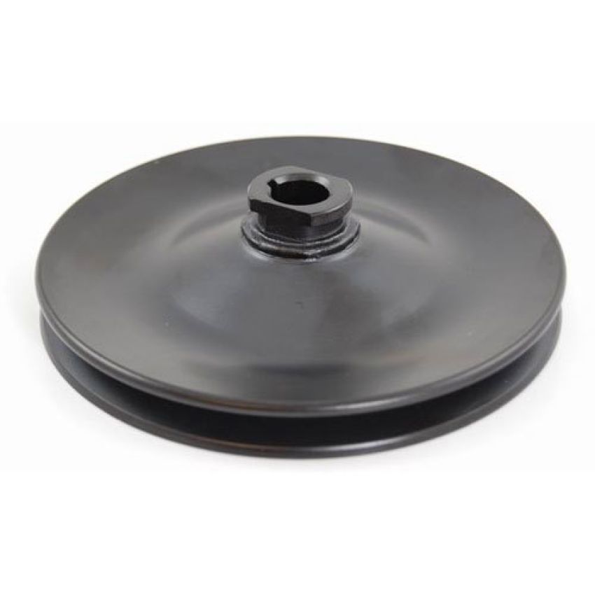 RACING POWER CO-PACKAGED RPCR8948B GM Power Steering Pulley Black Single Grooved