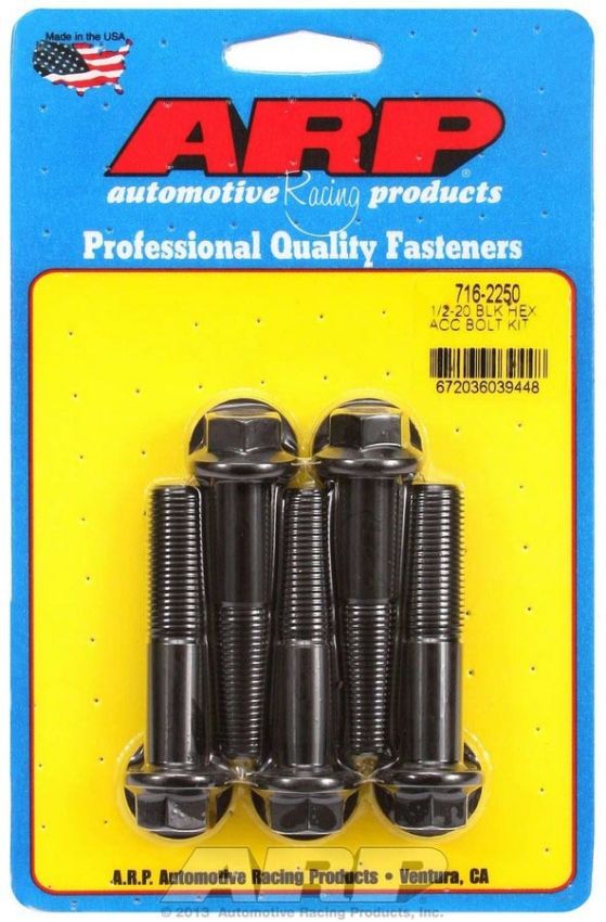 ARP ARP716-2250 Bolt Kit - 6pt. (5pk) 1/2-20 x 2.250