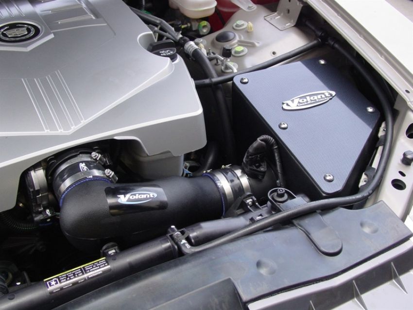 Volant 15636C Volant air intake systems utilize a high-velocity venturi filter adapter which provides a smooth transition through the MAF sensor into the intake tube for a much needed airflow improvement over the factory rubber tubing and resonator box.