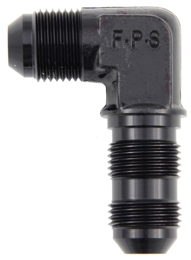 FRAGOLA FRG483303-BL #3 x 90 Deg Bulkhead Fitting Black