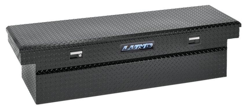 LUND 79307 Universal Aluminum Single Lid HD 28 Cross Bed Box - Black