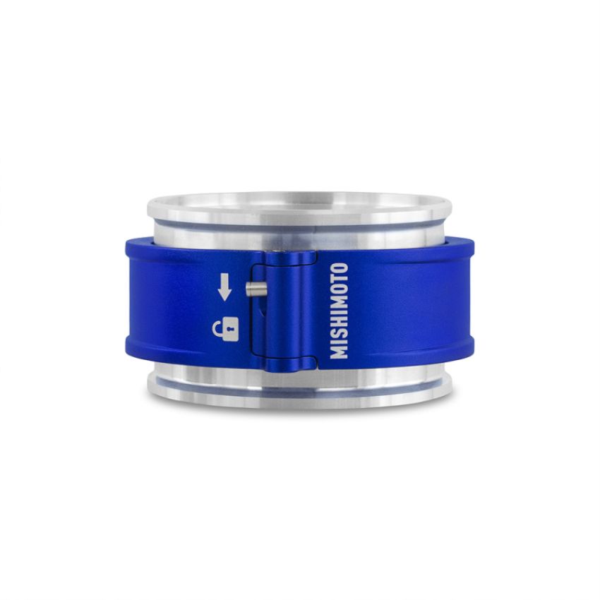 Mishimoto MMCLAMP-QD-30BL 3.0in Quick Release Clamp Assembly - Blue