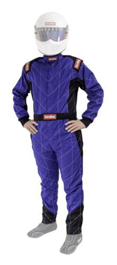 RACEQUIP RQP130927 Suit Chevron Blue XX- Large SFI-1