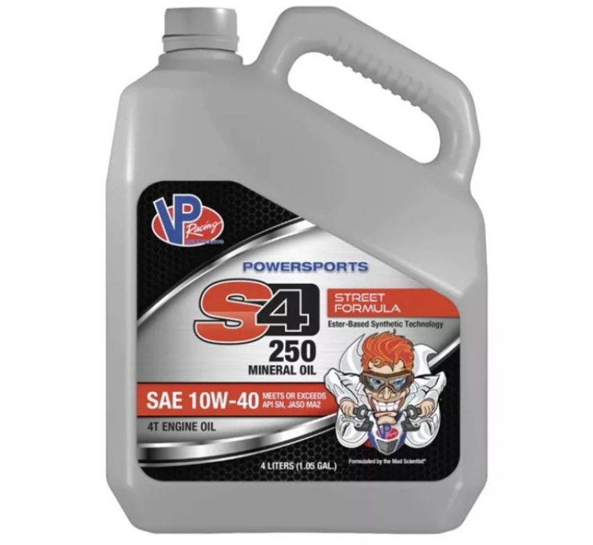 VP Racing Lubricants VP7110404 S4-250 10W40 Mineral 4L