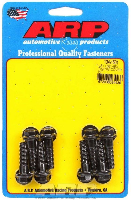 ARP ARP134-1501 Timing Cover Bolt Kit - 6pt. LS1/LS2