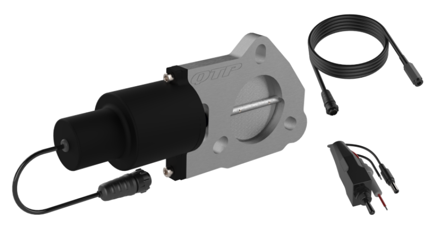 QTP QTEC225 2.25in Bolt-On QTEC Electric Cutout Valve - Single