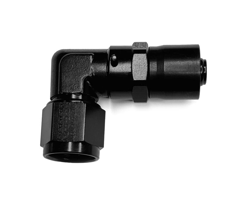 FRAGOLA FRG3109112 #12 90-Deg Crimp Hose Fitting