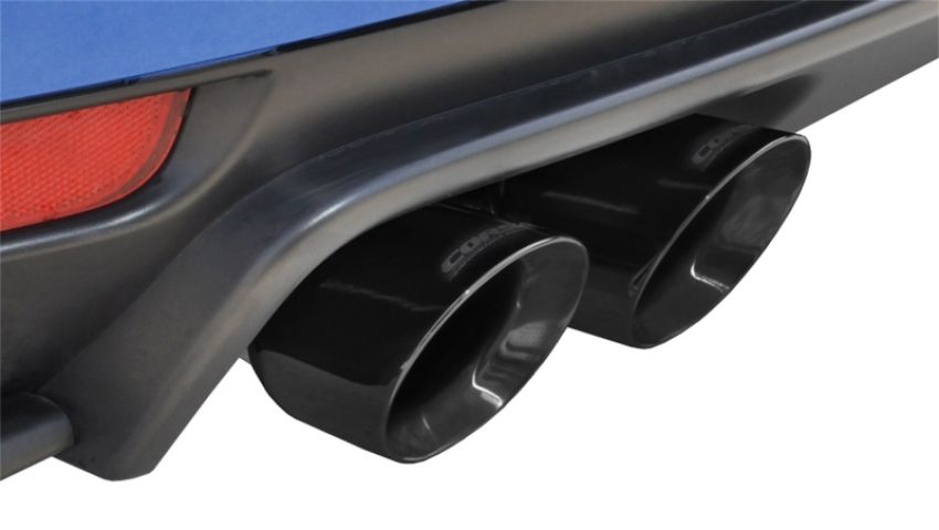CORSA Performance 14862BLK Corsa 2008-2014 Subaru Impreza Hatchback STI 2.5L Turbo Manual Black Sport Cat-Back Exhaust