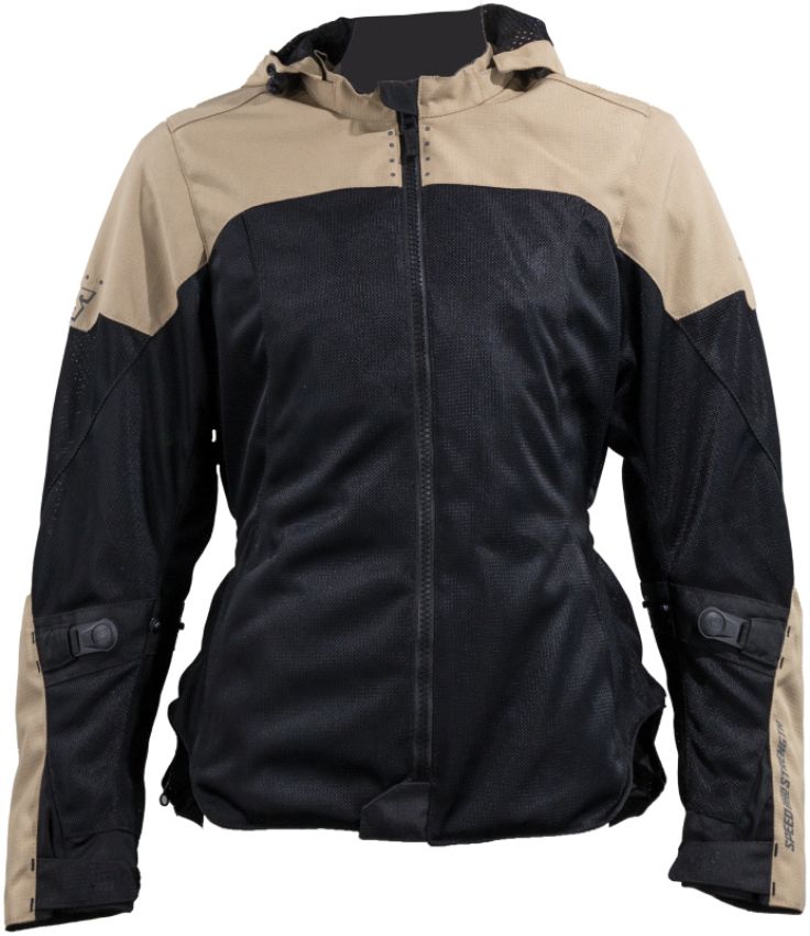 Speed and Strength 609926 Starstruck Mesh Jacket Trench Tan/Black Womens - Medium