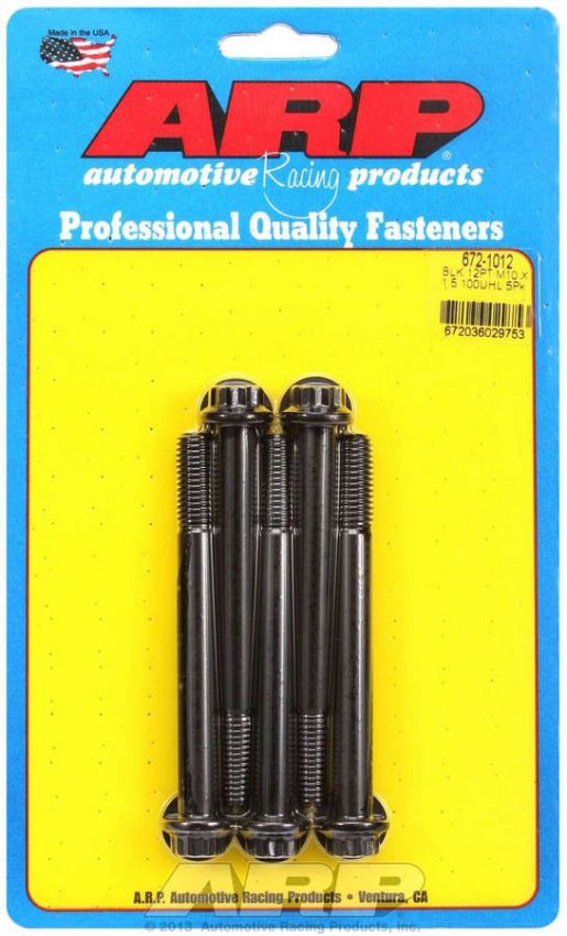 ARP ARP672-1012 Bolt Kit - 12pt. (5) 10mm x 1.5 x 100mm