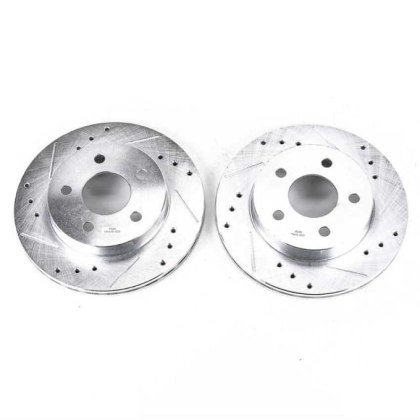 PowerStop AR8137XPR PowerStop Evolution Performance Drilled, Slotted & Plated Brake Rotor Pair